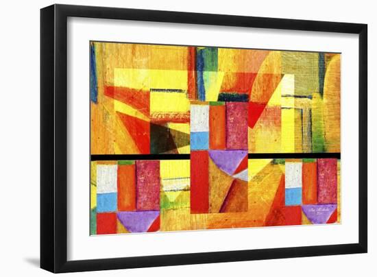 Abstract A2-Ata Alishahi-Framed Giclee Print