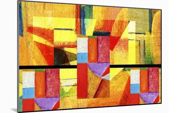 Abstract A2-Ata Alishahi-Mounted Giclee Print