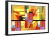 Abstract A2-Ata Alishahi-Framed Giclee Print