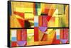 Abstract A2-Ata Alishahi-Framed Stretched Canvas