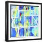 Abstract A4-Ata Alishahi-Framed Giclee Print