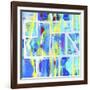 Abstract A4-Ata Alishahi-Framed Giclee Print