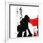 Abstract Acrylic Painting, Palette Knife Texture-Andriy Zholudyev-Framed Art Print