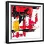 Abstract Acrylic Painting, Palette Knife Texture-Andriy Zholudyev-Framed Art Print