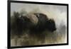 Abstract American Bison-Jai Johnson-Framed Giclee Print