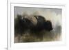 Abstract American Bison-Jai Johnson-Framed Giclee Print