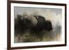 Abstract American Bison-Jai Johnson-Framed Giclee Print