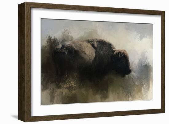 Abstract American Bison-Jai Johnson-Framed Giclee Print