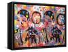 Abstract Androids-Abstract Graffiti-Framed Stretched Canvas