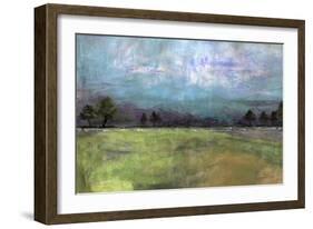 Abstract Aqua Sky Landscape-Jean Plout-Framed Giclee Print