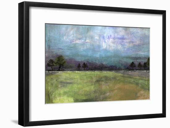 Abstract Aqua Sky Landscape-Jean Plout-Framed Giclee Print