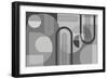Abstract Arches Gray 1-Urban Epiphany-Framed Art Print