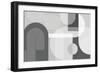 Abstract Arches Gray 2-Urban Epiphany-Framed Art Print