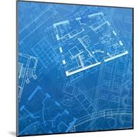 Abstract Architectural Background-ildogesto-Mounted Art Print