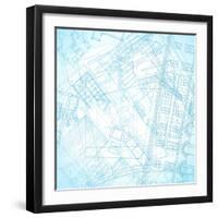 Abstract Architectural Background-ildogesto-Framed Art Print