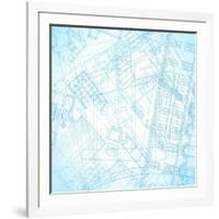 Abstract Architectural Background-ildogesto-Framed Art Print