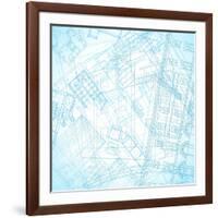 Abstract Architectural Background-ildogesto-Framed Art Print