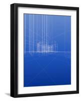 Abstract Architectural Sketch-mooltfilm-Framed Art Print