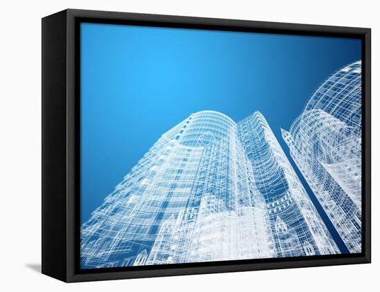 Abstract Architecture-ArchMan-Framed Stretched Canvas