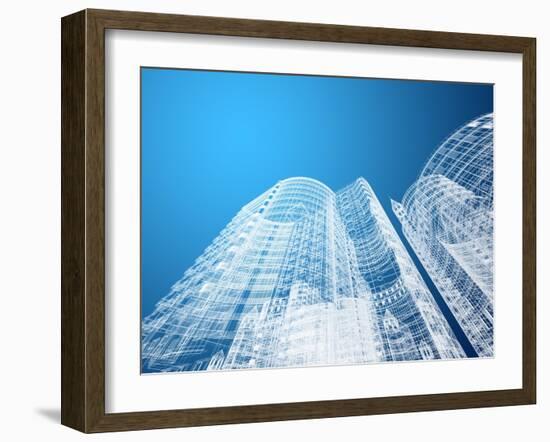 Abstract Architecture-ArchMan-Framed Art Print