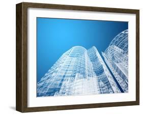 Abstract Architecture-ArchMan-Framed Art Print