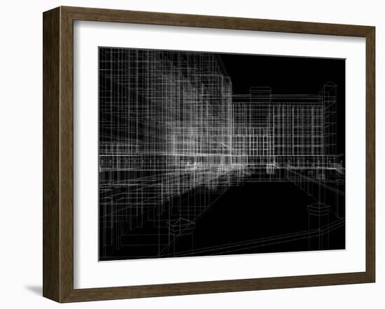 Abstract Archticture-cherezoff-Framed Art Print