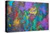 Abstract Art Background. Hand-Painted.-Thirteen-Stretched Canvas