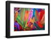 Abstract Art Backgrounds. Hand-Painted Background. SELF Made.-Thirteen-Framed Photographic Print