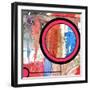 Abstract Art Collage, Mixed Media And Watercolor On Paper-Andriy Zholudyev-Framed Art Print