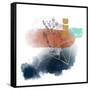 Abstract Art Composition VI-Bay Solace-Framed Stretched Canvas