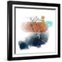 Abstract Art Composition VI-Bay Solace-Framed Art Print