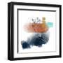 Abstract Art Composition VI-Bay Solace-Framed Art Print