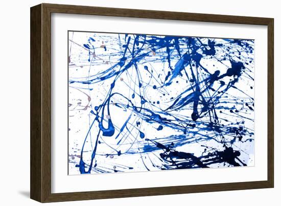 Abstract Art Creative Background. Hand Painted Background.-Nataliya Sdobnikova-Framed Photographic Print