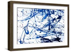 Abstract Art Creative Background. Hand Painted Background.-Nataliya Sdobnikova-Framed Photographic Print