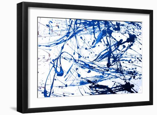 Abstract Art Creative Background. Hand Painted Background.-Nataliya Sdobnikova-Framed Photographic Print