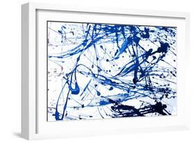 Abstract Art Creative Background. Hand Painted Background.-Nataliya Sdobnikova-Framed Photographic Print