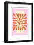 Abstract Art Poster. Floral Matisse Inspired Collage Contemporary Style, Botanical Cut out Shapes.-Lera Danilova-Framed Photographic Print