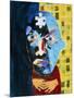 Abstract Artwork of Man Depicting Mental Illness-Paul Brown-Mounted Photographic Print