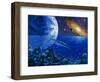 Abstract Artwork of the Evolution of Life-Chris Butler-Framed Premium Photographic Print