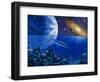 Abstract Artwork of the Evolution of Life-Chris Butler-Framed Premium Photographic Print