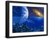 Abstract Artwork of the Evolution of Life-Chris Butler-Framed Premium Photographic Print