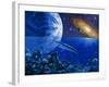 Abstract Artwork of the Evolution of Life-Chris Butler-Framed Photographic Print