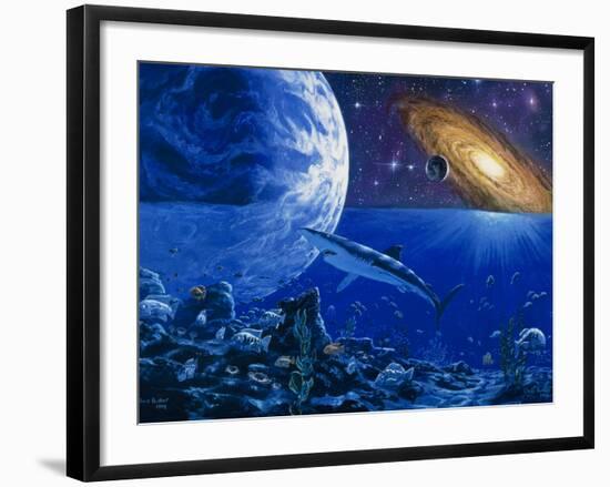 Abstract Artwork of the Evolution of Life-Chris Butler-Framed Photographic Print