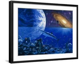 Abstract Artwork of the Evolution of Life-Chris Butler-Framed Photographic Print