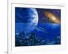 Abstract Artwork of the Evolution of Life-Chris Butler-Framed Photographic Print