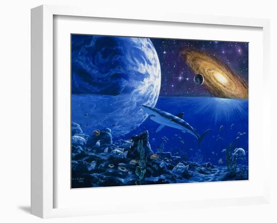 Abstract Artwork of the Evolution of Life-Chris Butler-Framed Photographic Print