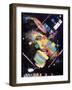 Abstract Artwork of the Information Superhighway-Hans-ulrich Osterwalder-Framed Photographic Print