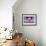 Abstract Artwork of Uterus, Pill & Menstrual Cycle-John Bavosi-Framed Photographic Print displayed on a wall