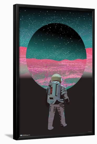 Abstract Astronaut-Trends International-Framed Poster