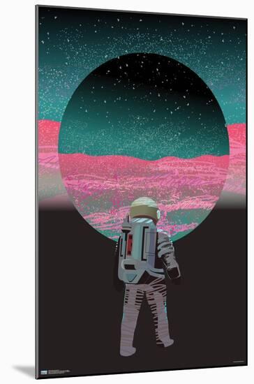 Abstract Astronaut-Trends International-Mounted Poster